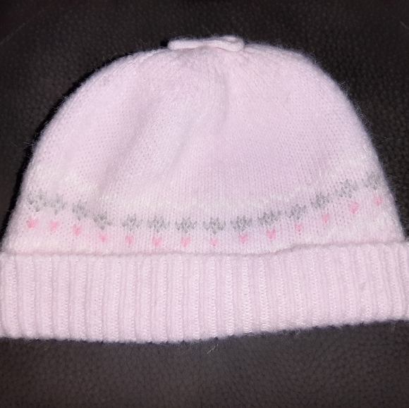 Vintage Gymboree Soft Pink Winter Beanie Hat / Baby Girls 0-3 - Picture 4 of 4